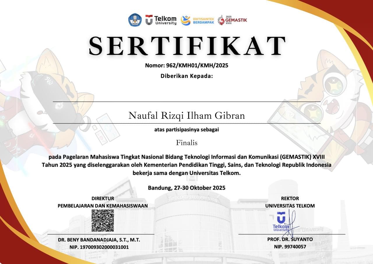 Finalist: GEMASTIK XVIII 2025